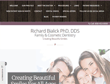 Tablet Screenshot of lajollatoothdoctor.com